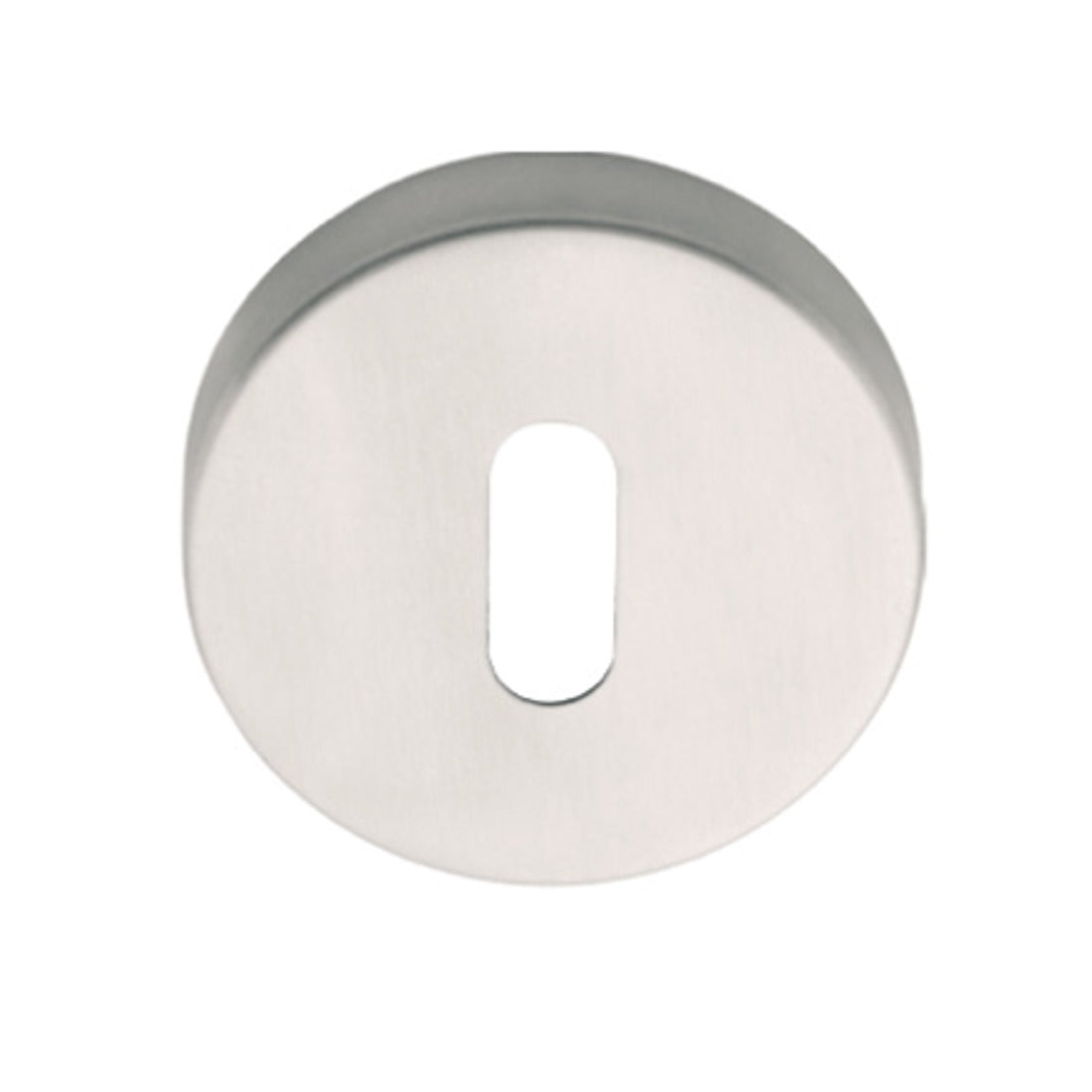 Bocallave OVAL con roseta redonda de acero INOXIDABLE (HD)