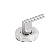 WC-Verriegelung mit Frei/Besetzt-Anzeige für barrierefreie Bäder aus satiniertem Edelstahl 53 mm