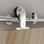 Quincaillerie en acier inoxydable pour porte coulissante extérieure en bois