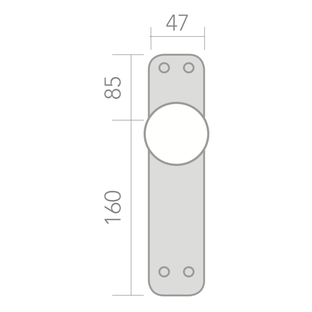 Maniglione con pomolo e placca curva in finitura oro lucido modello 1108 per porte