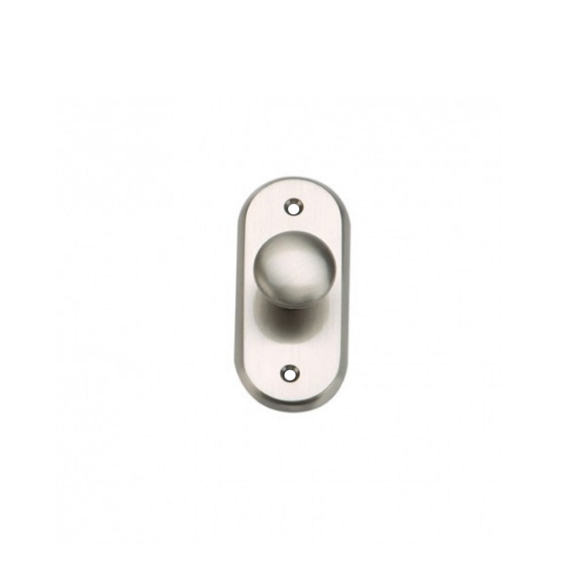 Pomo ovalado de aluminio modelo 6033 pequeño para muebles y armarios